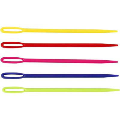 Creativ Company Garennaald, l: 7 cm, diverse kleuren, 5 stuk/ 1 doos