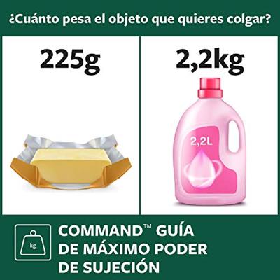 Haak voor ophanging 3M Transparant Plastic (8 Stuks)