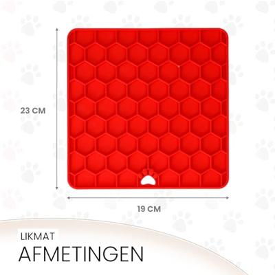 Honden Likmat Fun & Relax, rood