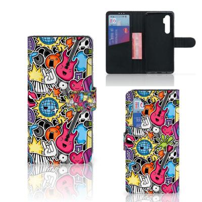 Xiaomi Mi Note 10 Lite | Wallet Case | met Pasjes | Punk Rock