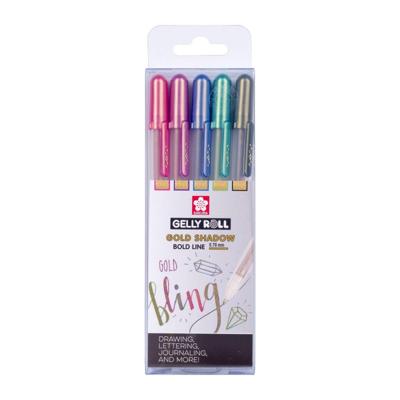 Gelschrijver sakura gelly roll gold shadow Gelschrijver sakura gelly roll gold shadow