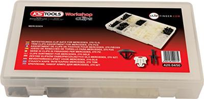 KS Tools 420.0450 Bevestigingsset clip voor Mercedes, 270-delig - thumbnail