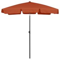 VidaXL Strandparasol 180x120 cm terracottakleurig - thumbnail