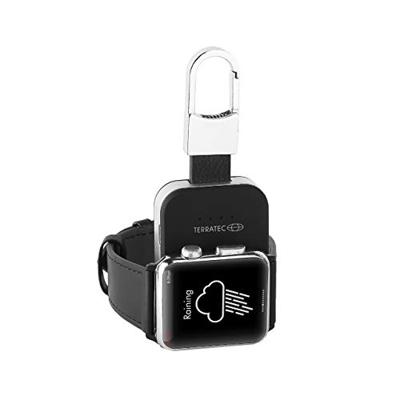 TerraTec ChargeAIR Key Apple Watch Powerbank laadstation mobiel. Compatibel met Apple Watch Series 6, SE (2020) / Series 5 / Series 4 / Series 3 / Series 2 / Series 1 / 44mm / 42mm / 40mm / 38mm