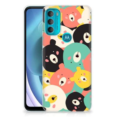 Motorola Moto G71 5G Telefoonhoesje met Naam Bears Motorola Moto G71 5G Telefoonhoesje met Naam Bears