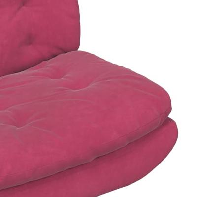 Draaibare Relaxstoel Wijnrood 63 x 75 x 76 cm Fluweel