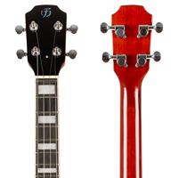 Flight Rock Series Centurion Tenor Vintage Gold solid body elektrische ukelele met gigbag - thumbnail