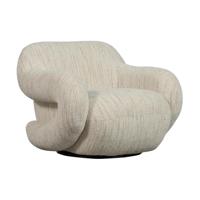 WOOOD Fauteuil 'Folke' Chenille, kleur Naturel Melange - thumbnail