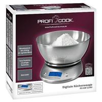 ProfiCook KW1040 keukenweegschaal Zwart, Roestvrijstaal Elektronische keukenweegschaal - thumbnail