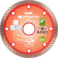 kwb 721140 Doorslijpschijf recht 115 mm 1 stuk(s) Beton, Graniet, Marmer, Keramiek, Tegels, Porseleinaardewerk, Natuursteen, Kunststeen - thumbnail