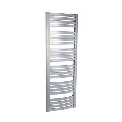Handdoekradiator Sapho Sidi Gebogen 59.5x166.7 cm 849W Zilver Sapho