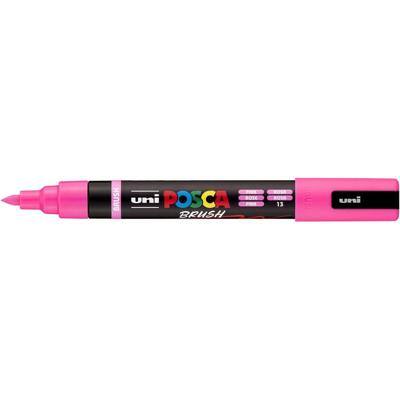 Uni Posca paintmarker PC-5BR, 1 - 4 mm, penseel punt, roze Uni Posca paintmarker PC-5BR, 1 - 4 mm, penseel punt, roze