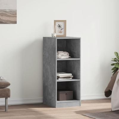 VidaXL Kledingkast 48x41x102 cm bewerkt hout betongrijs VidaXL Kledingkast 48x41x102 cm bewerkt hout betongrijs