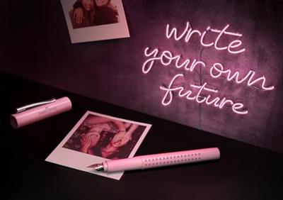 Faber Castell FC-140809 Vulpen Grip 2011 F Lichtroze