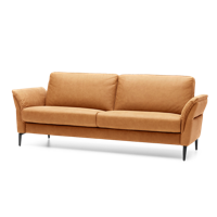 Relaxbank 2,5-Zits T-508 Cognacbruin Leer - thumbnail