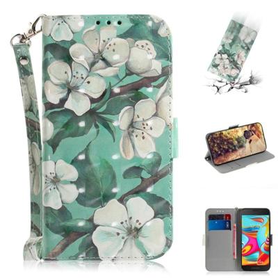 3D gekleurde tekening aquarel bloem patroon horizontale Flip lederen case voor Galaxy a2 core met houder & card slots & portemonnee 3D gekleurde tekening aquarel bloem patroon horizontale Flip lederen case voor Galaxy a2 core met houder & card slots & portemonnee