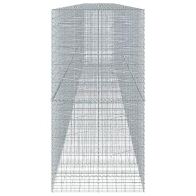 Schanskorf 1200x100x200 cm gegalvaniseerd ijzer zilverkleurig