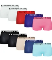 Gianvaglia 10-pak dames shorts - Plain - Multipack vrouwen boxershorts katoen - Voordeelverpakking - thumbnail