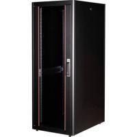 ROLINE 19-inch netwerkkast Basic 32 U, 600x800 BxD Glazen deur zwart - thumbnail