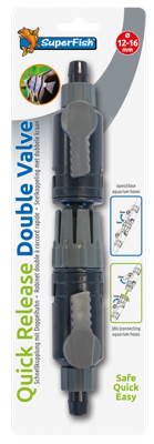 Superfish Dubbelkraan snelkoppeling 12-16