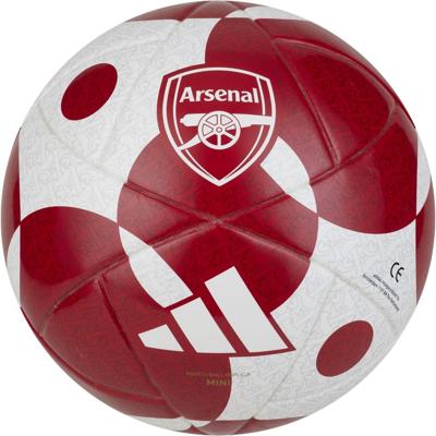 adidas Arsenal Mini Voetbal Maat 1 2025-2026 Wit Rood