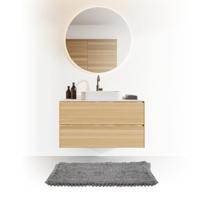 Badkleed 5five Simply Smart Grijs Polyester 50 x 75 cm - thumbnail