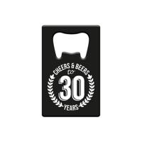 Paperdreams Flesopener metaal - 30 jaar - thumbnail