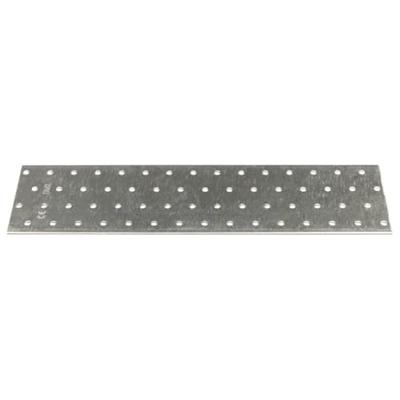Platen geperforeerd 20 st 2 mm 300x80 mm gegalvaniseerd staal - thumbnail