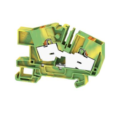 Weidmüller 2668720000 Installatie-etageklem Steekaansluiting Groen-geel 50 stuk(s)