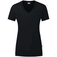 JAKO C6120D T-Shirt Organic Dames - Zwart - 38 - thumbnail