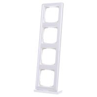 Gira standaard 55 afdekraam 4-voudig zuiverwit glanzend 021403 - thumbnail