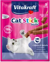 Vitakraft Cat-Stick mini gevogelte & lever 18g - thumbnail