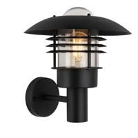 Riga Muurlamp Zwart - thumbnail