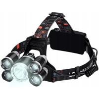 Ultrakrachtige Oplaadbare Hoofdlamp - 5 LED Koplampen - 18000 Lumen - 500m Bereik - thumbnail