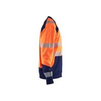 Blåkläder Sweatshirt High-Vis 35412528 | High-Vis Oranje/Marineblauw | Maat M - 7330509621103 - thumbnail