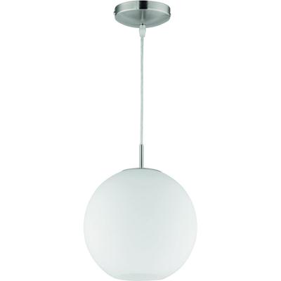 LED Hanglamp Rond - Mat Nikkel - E27 Fitting - Aluminium Design