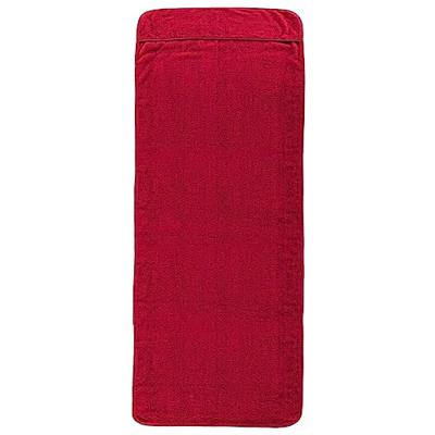 VidaXL Strandhanddoeken 2 st 400 g/m² 75x200 cm stof bordeauxrood