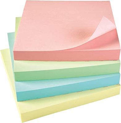 Q-CONNECT Quick Notes, ft 76 x 76 mm, 100 vel, pak van 12 blokken in pastelkleuren