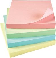 Q-CONNECT Quick Notes, ft 76 x 76 mm, 100 vel, pak van 12 blokken in pastelkleuren - thumbnail