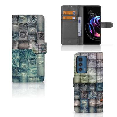 Wallet Case met Pasjes Motorola Edge 20 Pro Spijkerbroeken Wallet Case met Pasjes Motorola Edge 20 Pro Spijkerbroeken