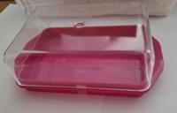 Botervloot kunststof met Kunststof Deksel - Paars - thumbnail