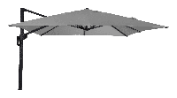 Zweefparasol Libra 250 x 250 cm grijs - thumbnail