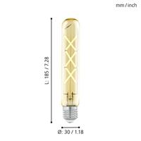 EGLO Ledlamp - staaf - e27 - 350 lm - 2200k - amber - thumbnail