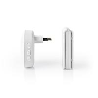 Nedis DOORBK240CWT Draadloze Deurbelset Zelfvoedende Zender Netvoeding 36 Melodieën - thumbnail
