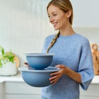 Rotho Schaal met Deksel 4.8L Horizon Blauw - thumbnail