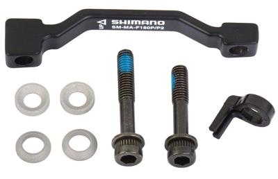 Shimano schijfremadapter van pm remklauw naar pm vork/frame