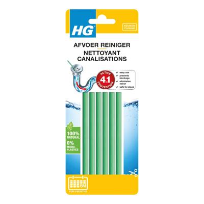 HG afvoerreiniger sticks kaart a 6 stuks HG afvoerreiniger sticks kaart a 6 stuks