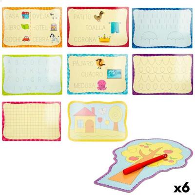 Educatief Spel Lisciani Giochi Montessori Kalligrafie (6 Stuks)