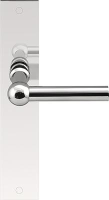 Formani FERROVIA FVL125P236SFC deurkruk L-model ongeveerd op schild blind - gepolijst RVS