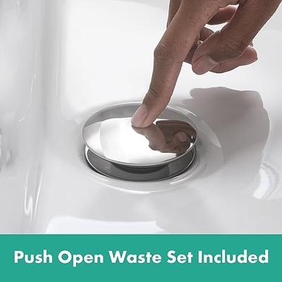 Hansgrohe Logiss wastafelkraan 70 met push open chroom 71077000